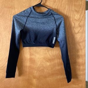 NWT Gymshark long sleeve crop top